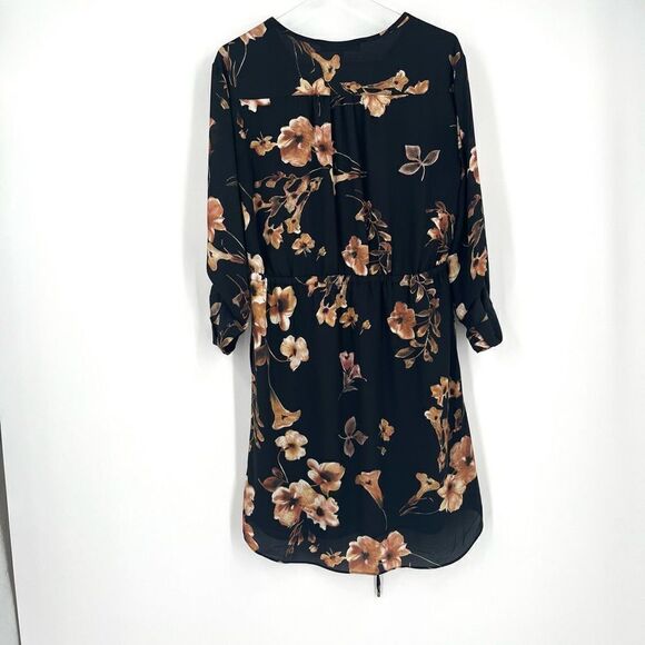 Jasmine & Juliana Fall Floral Shirt Dress Size 6 small - Picture 2 of 4
